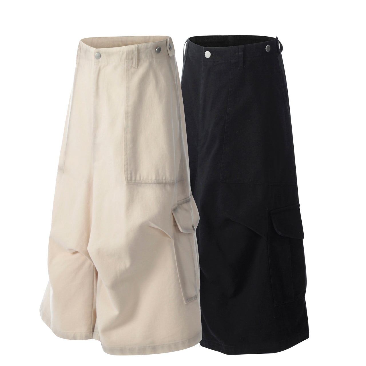 Omirad Wide-Leg Utility Shorts