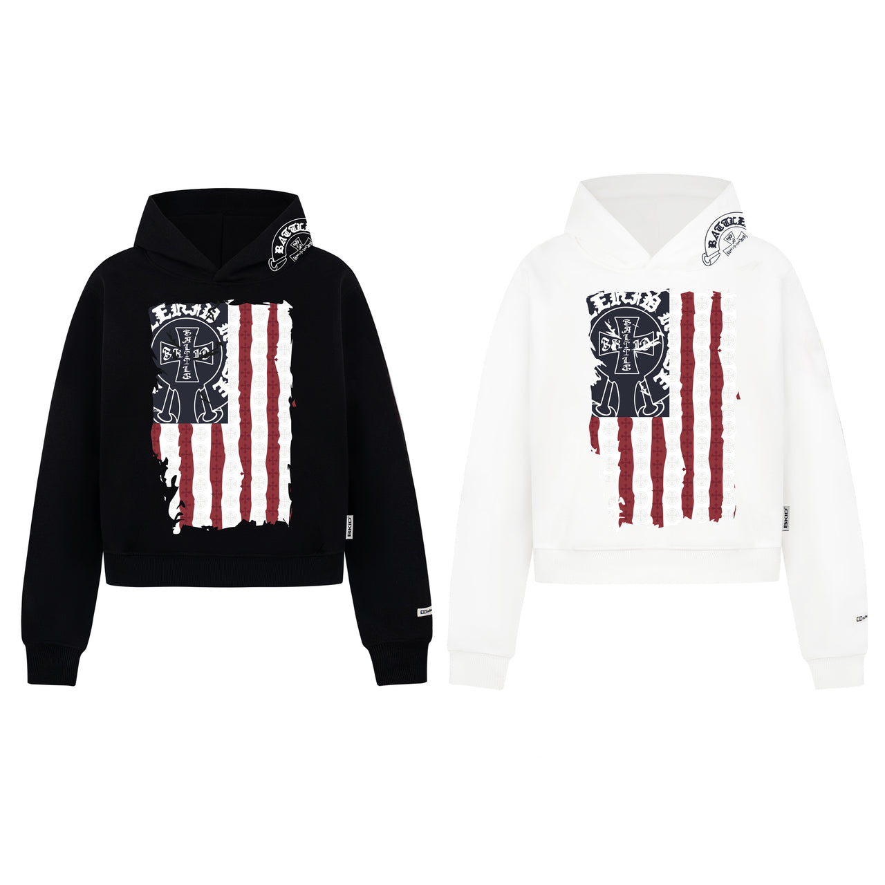 Omirad Graphic Flag Pullover Hoodie