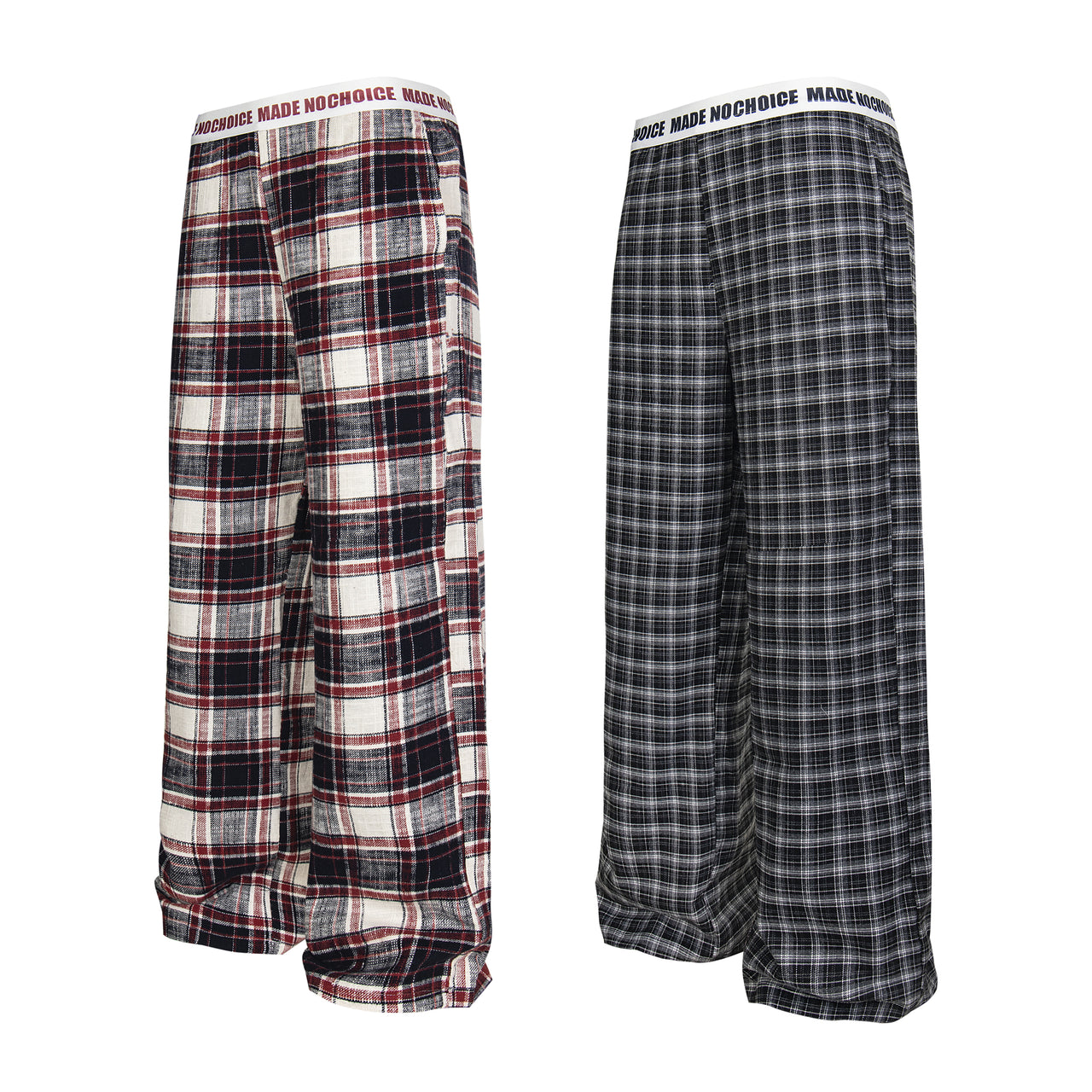Omirad Plaid Wide-Leg Lounge Pants