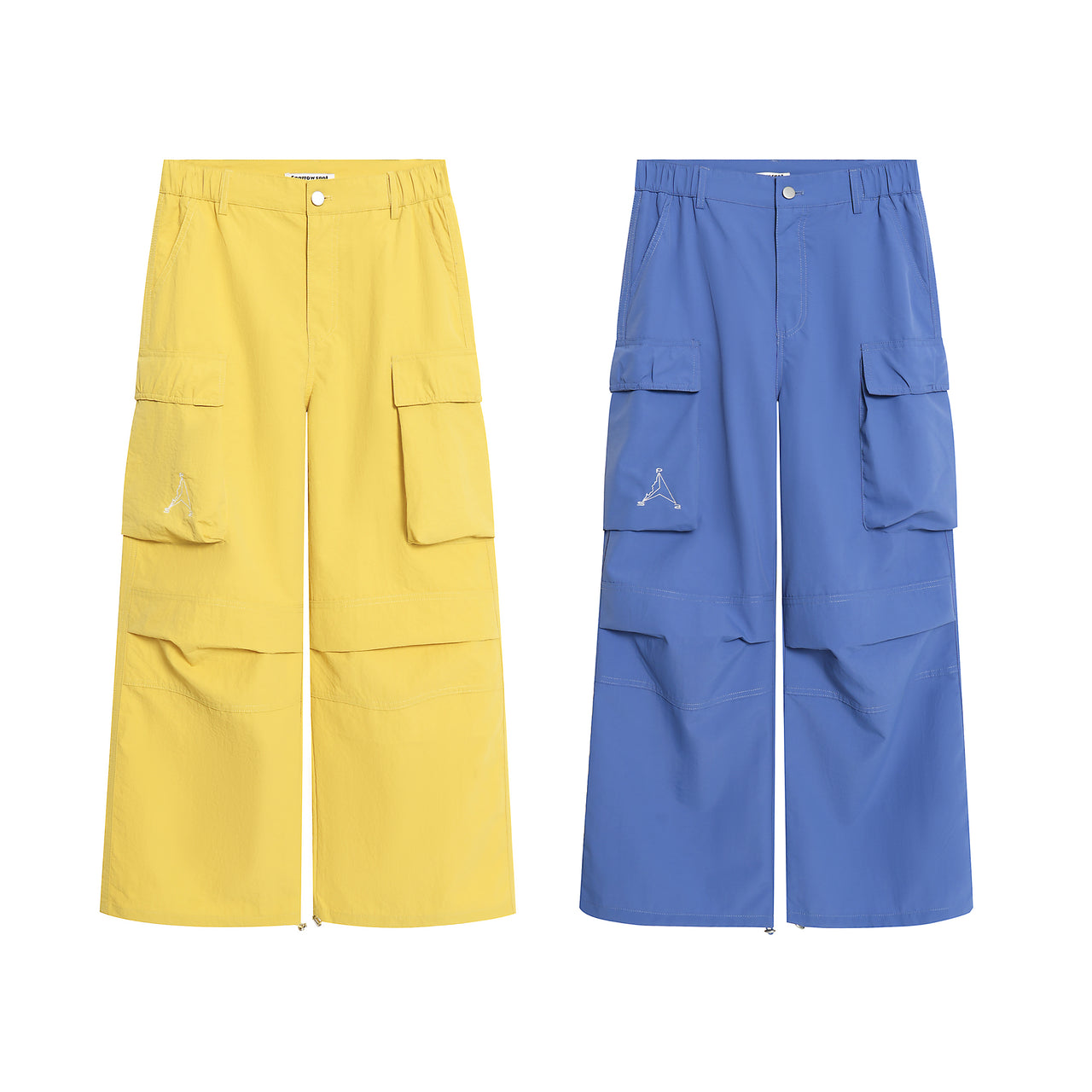 Omirad Wide-Leg Nylon Cargo Pants