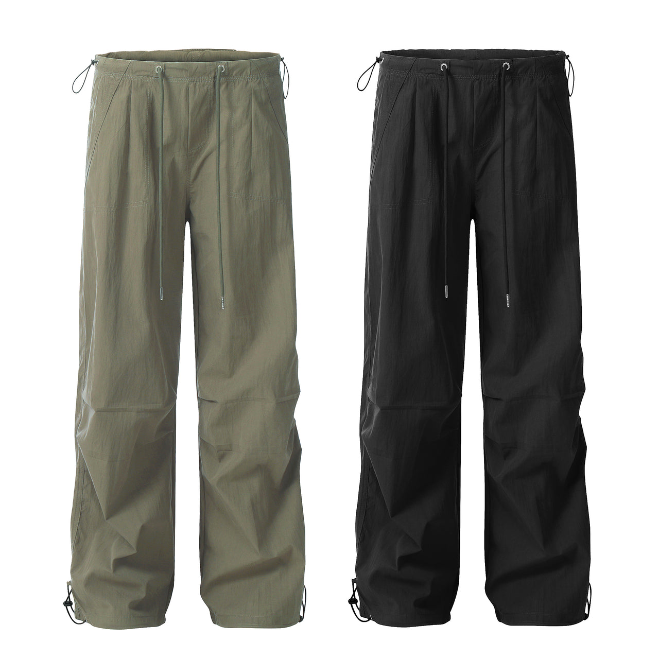 American Vintage Drawstring Design Cargo Pants