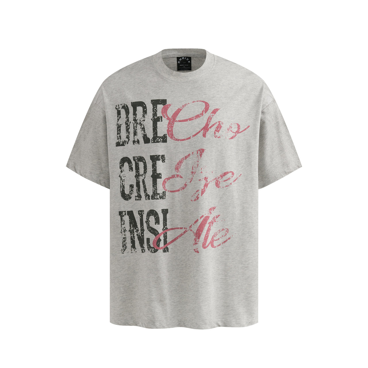 American Vintage Loose Fit Letter Print Tee