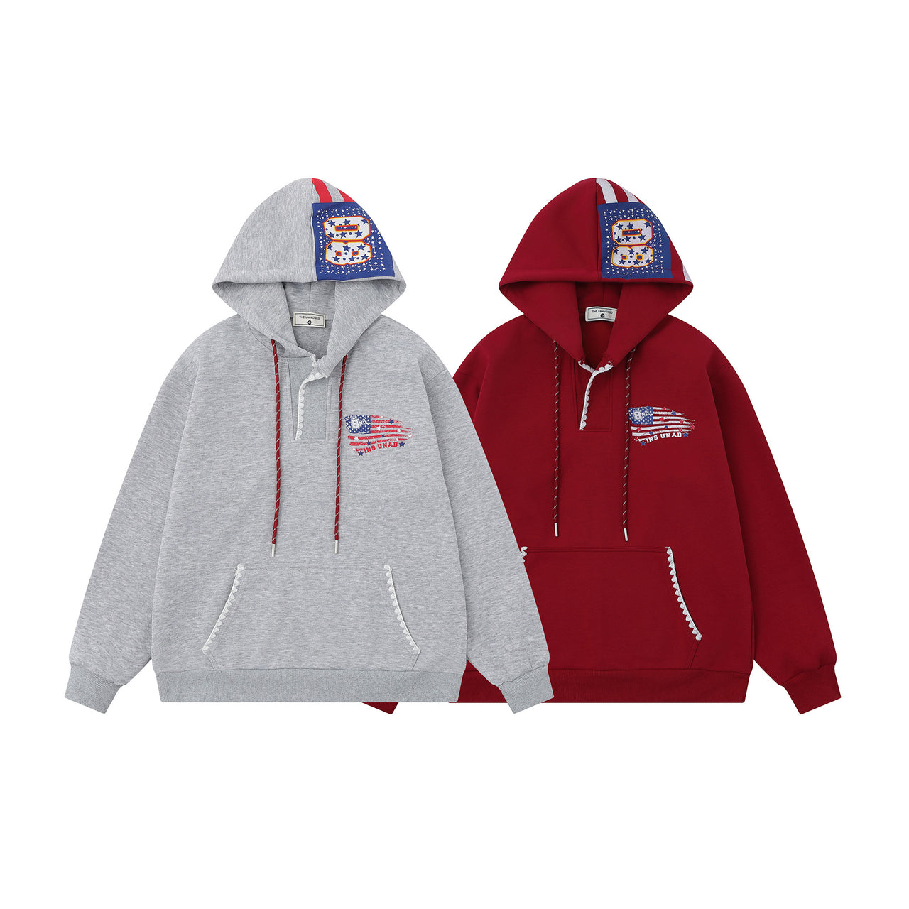 American Vintage Digital Print Hoodie