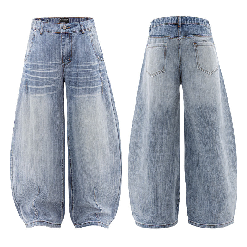 American Vintage Whisker Curved Blade Jeans