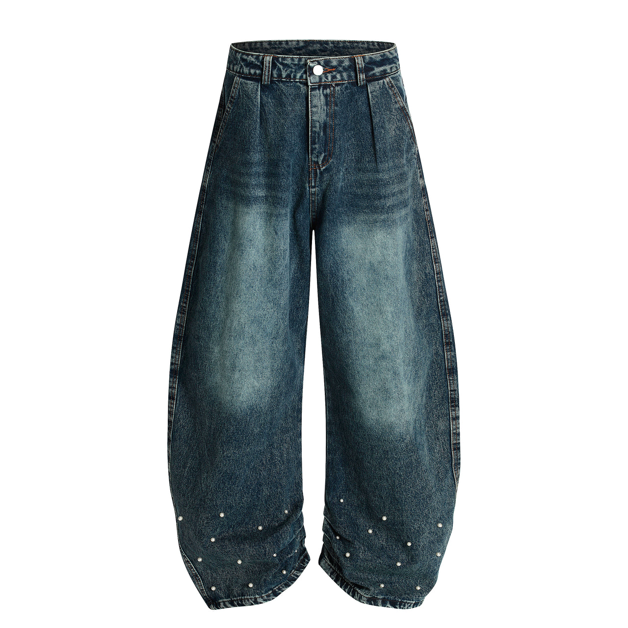 American Vintage Pearl-Embellished Jeans