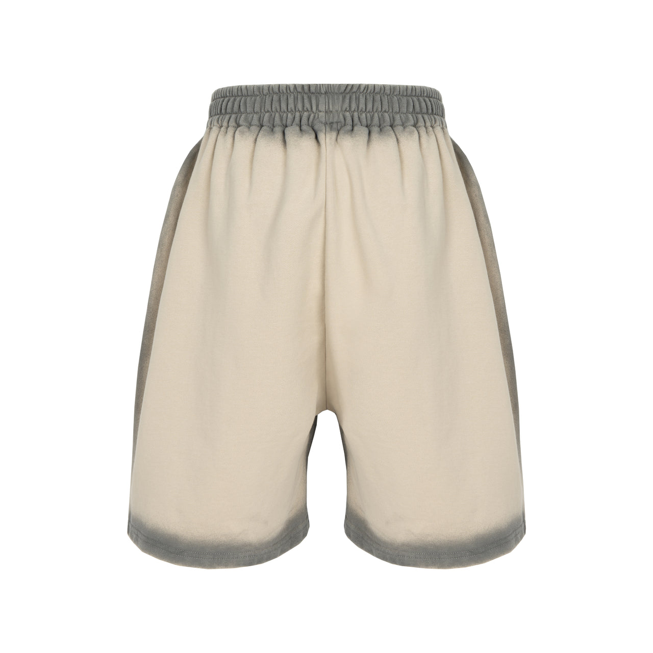 Yellow and Black Tie-Dye Shorts