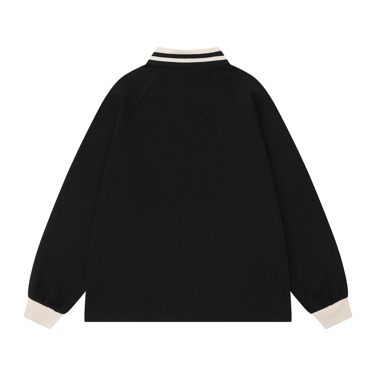 Vintage American Embroidered & Printed Collared Sweatshirt