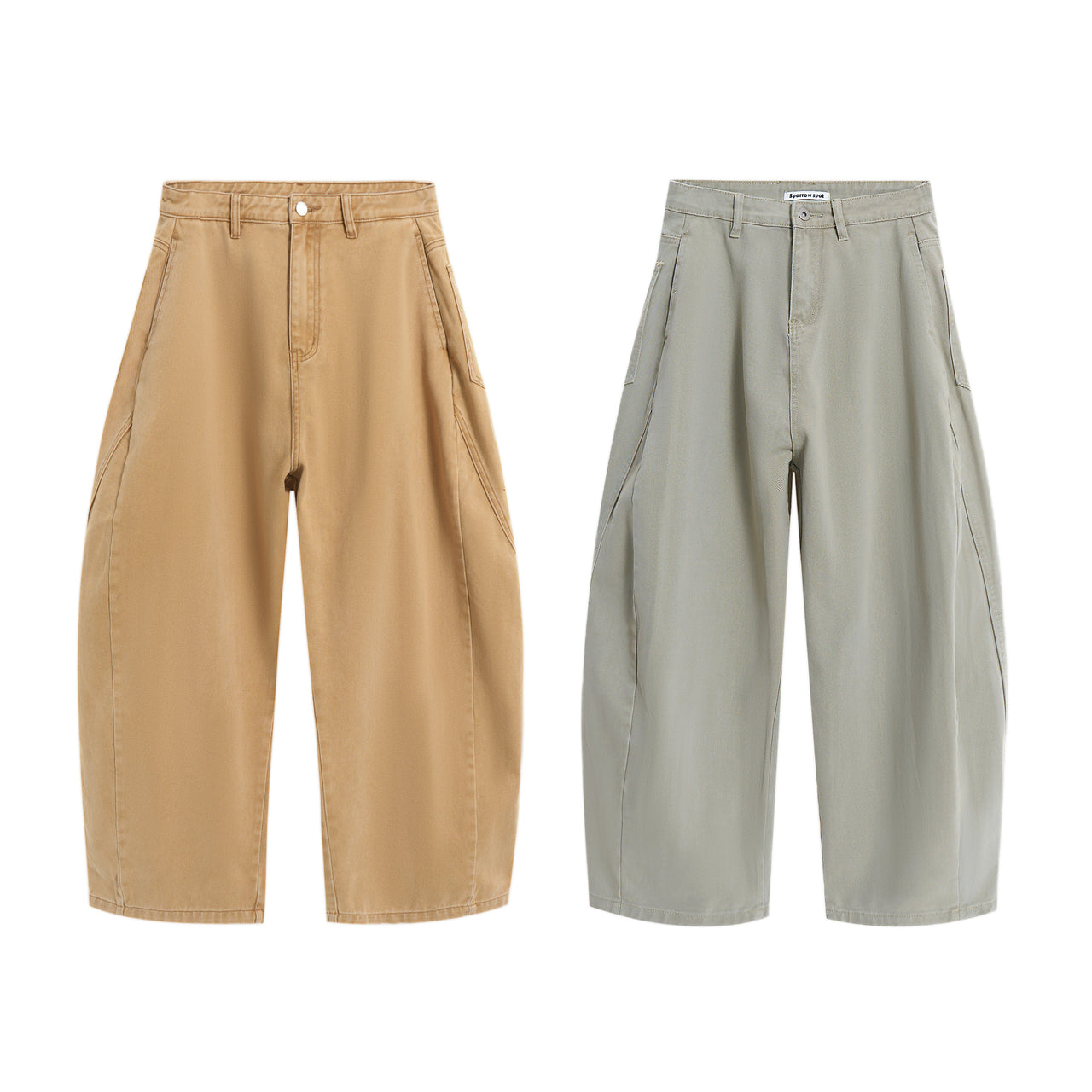 Omirad Curved-Cut Balloon Pants