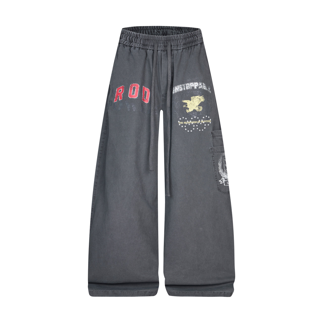 Omirad ROD Graphic Wide-Leg Pants
