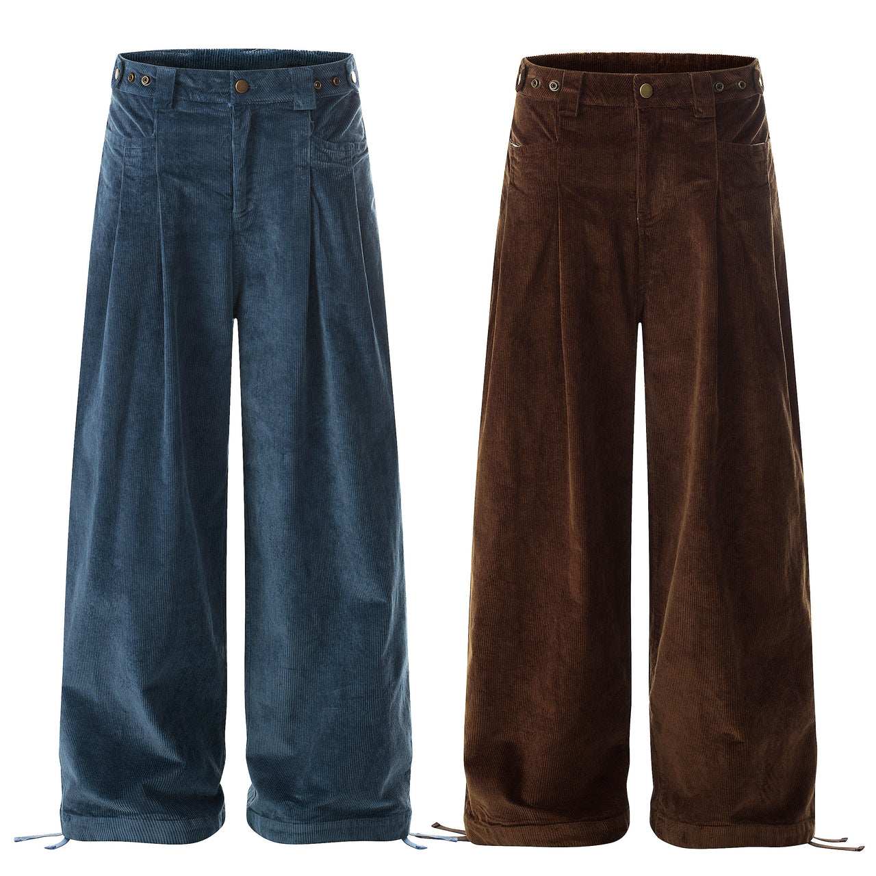 Omirad Wide-Leg Corduroy Trousers