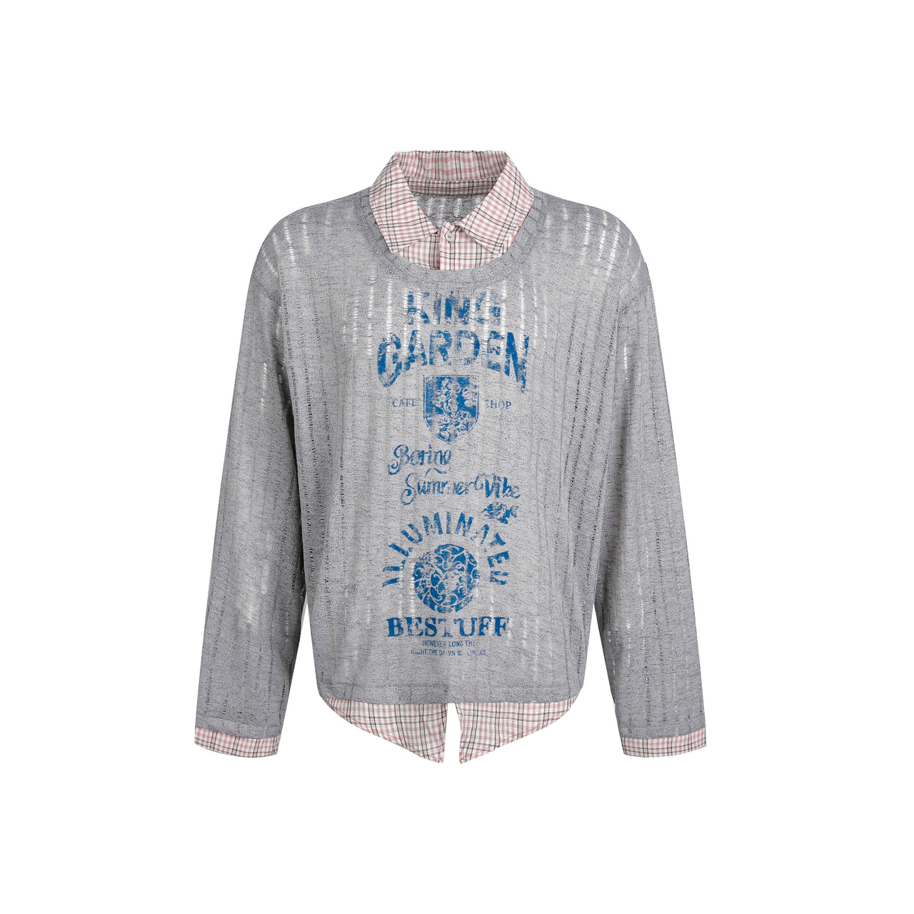 Omirad Layered Mesh Graphic Top