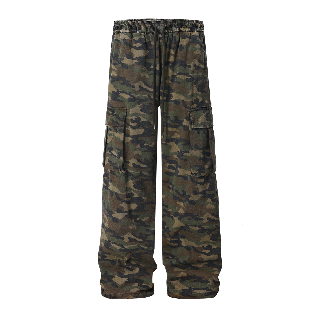 Omirad Camo Wide-Leg Cargo Pants