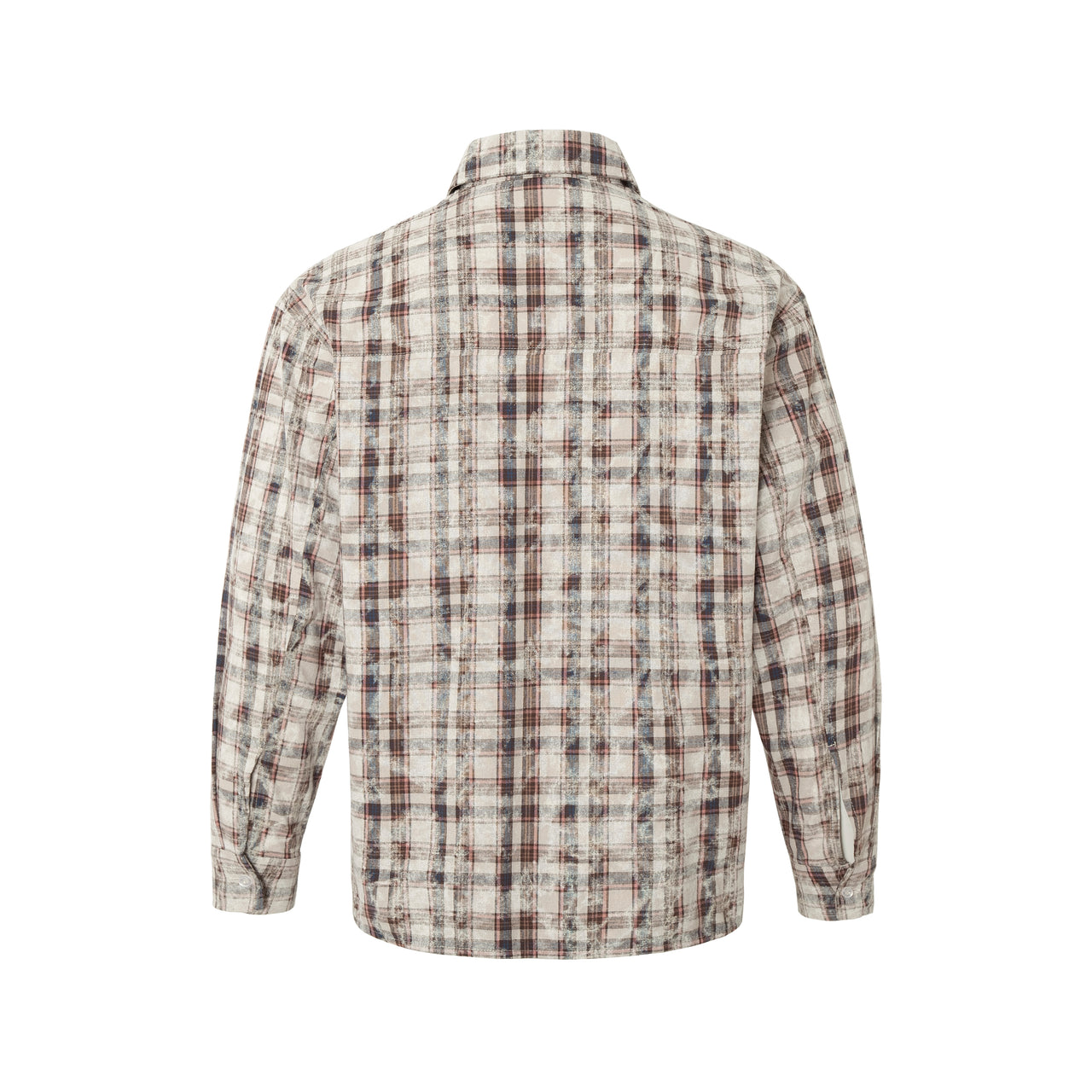 Hand-Painted Plaid Shirt