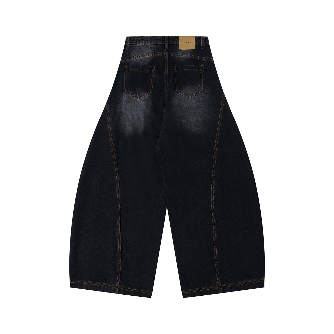 American Vintage Pleated Curved Blade Jeans