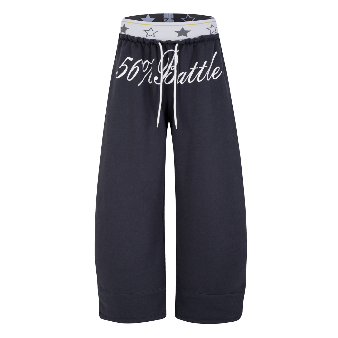 Omirad Script Logo Wide-Leg Sweatpants