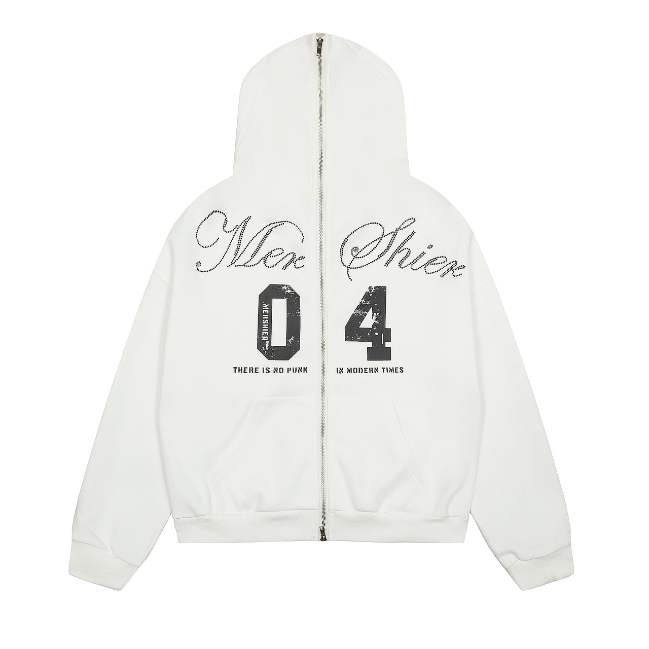 Omirad Punk-Script Zip Hoodie
