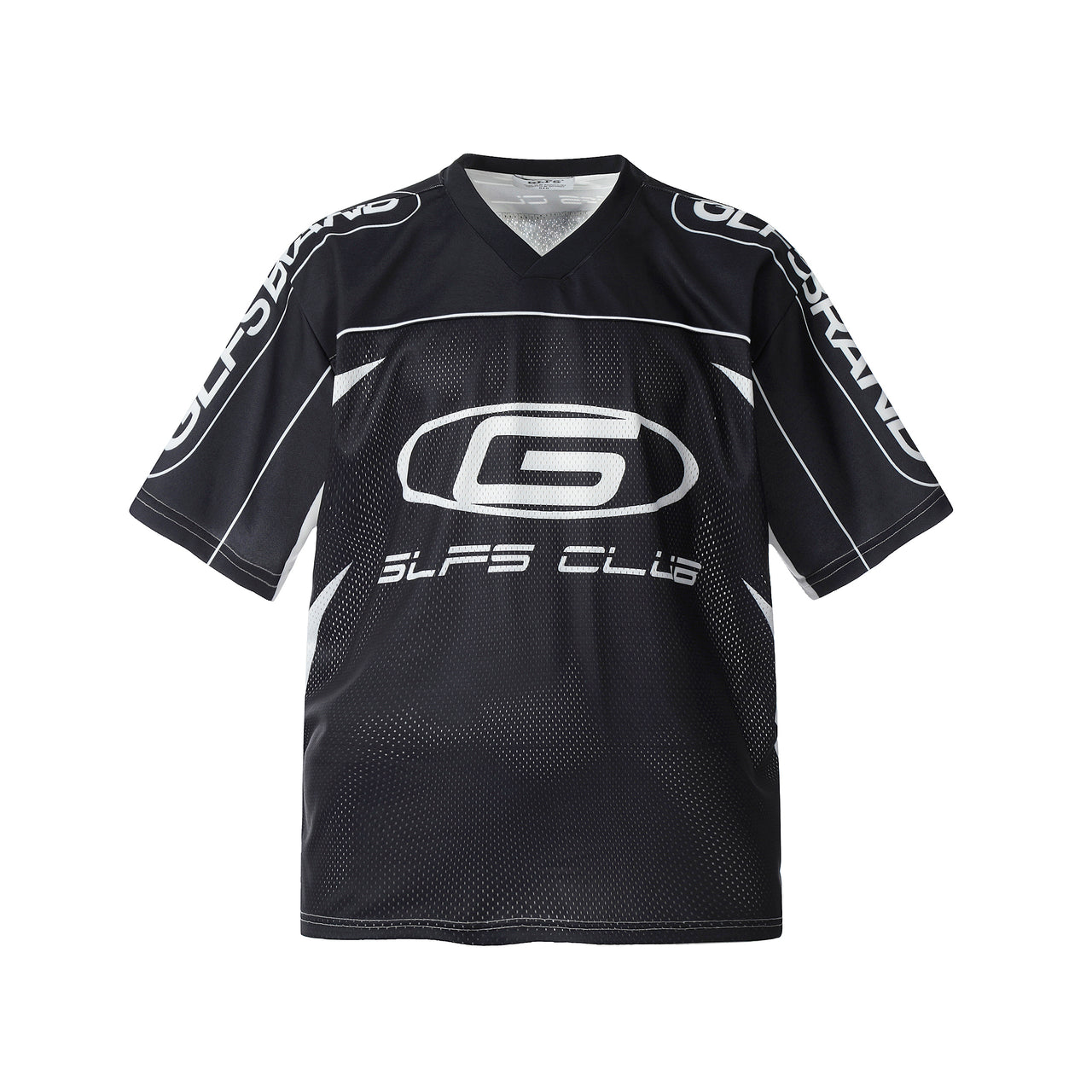 High Street Terry Cloth Patchwork Mesh Sports Tee