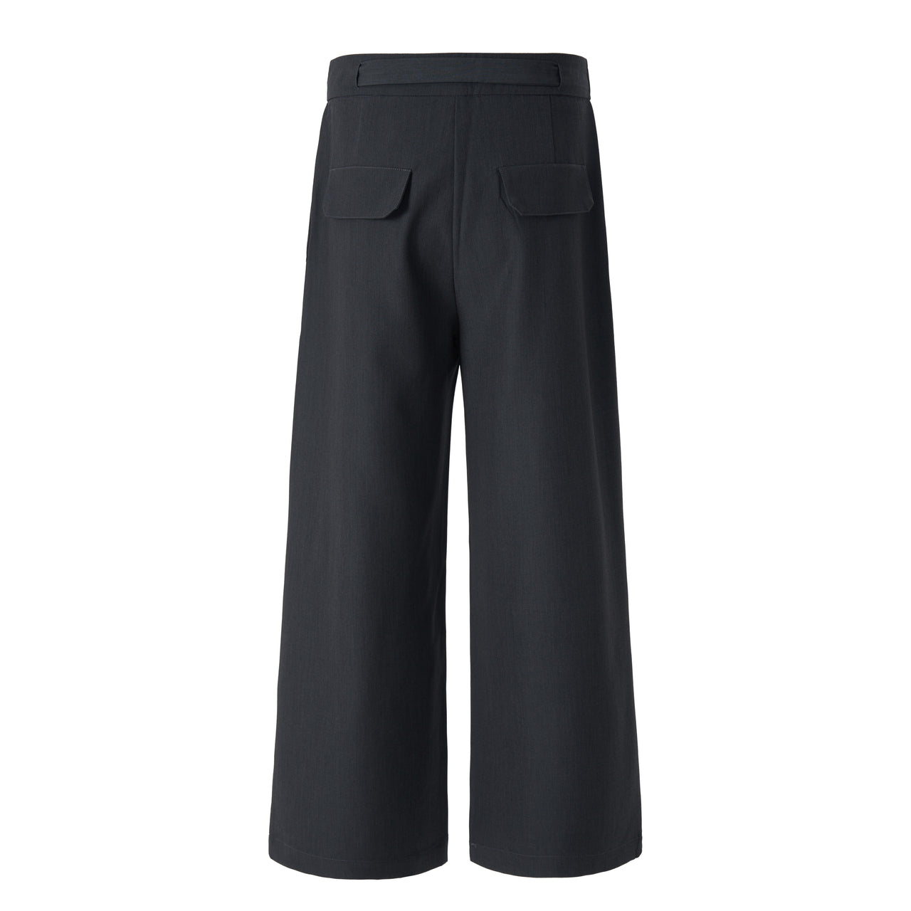 Omirad Buckle-Wrap Wide-Leg Trousers