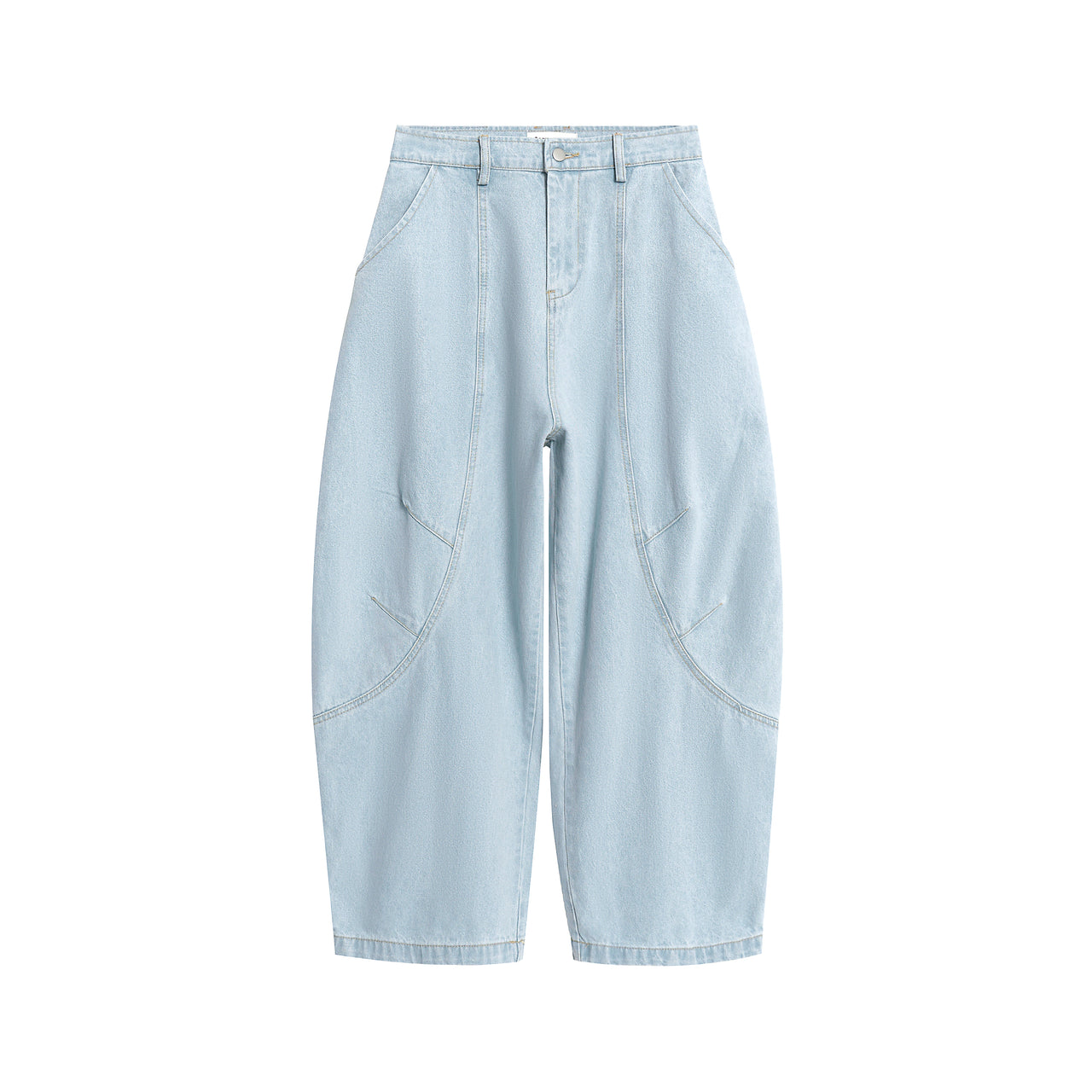 American Vintage Patchwork Curved Blade Denim Jeans