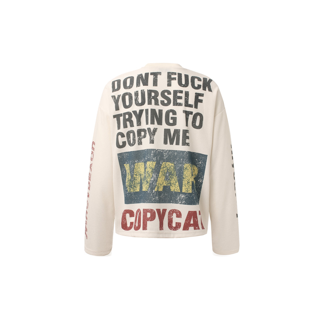 Omirad “COPYCAT WAR” Heavy Waffle Long Sleeve