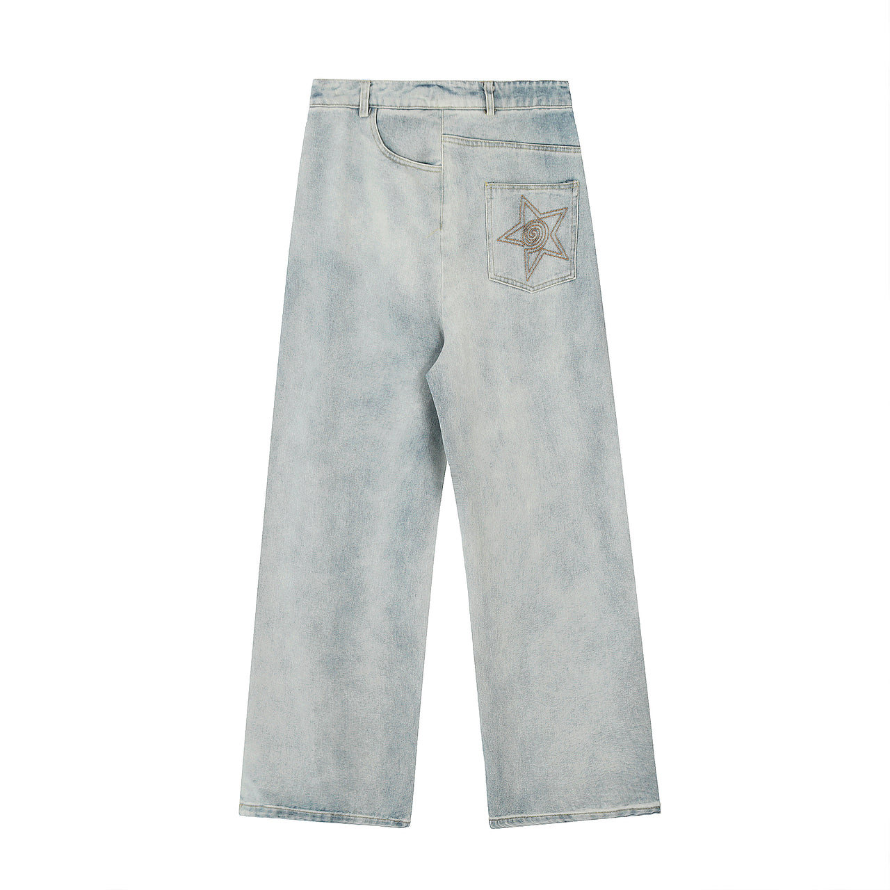 American Street Style Side Zip Jeans