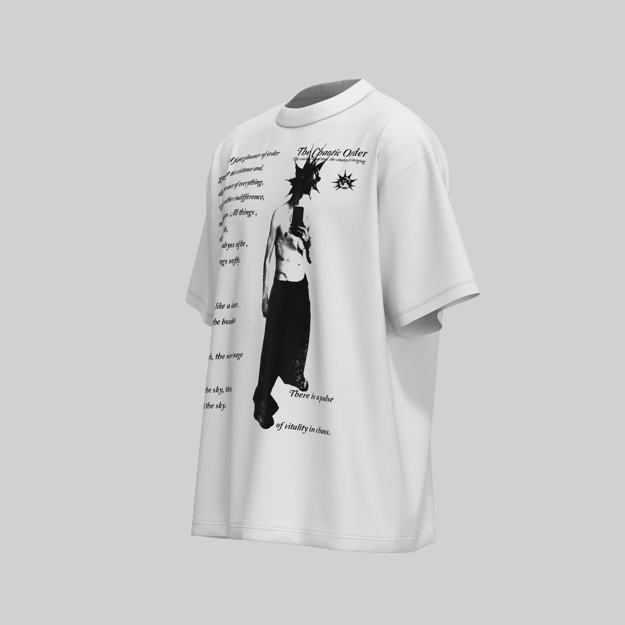 American Streetwear Hip-Hop Character Print Tee