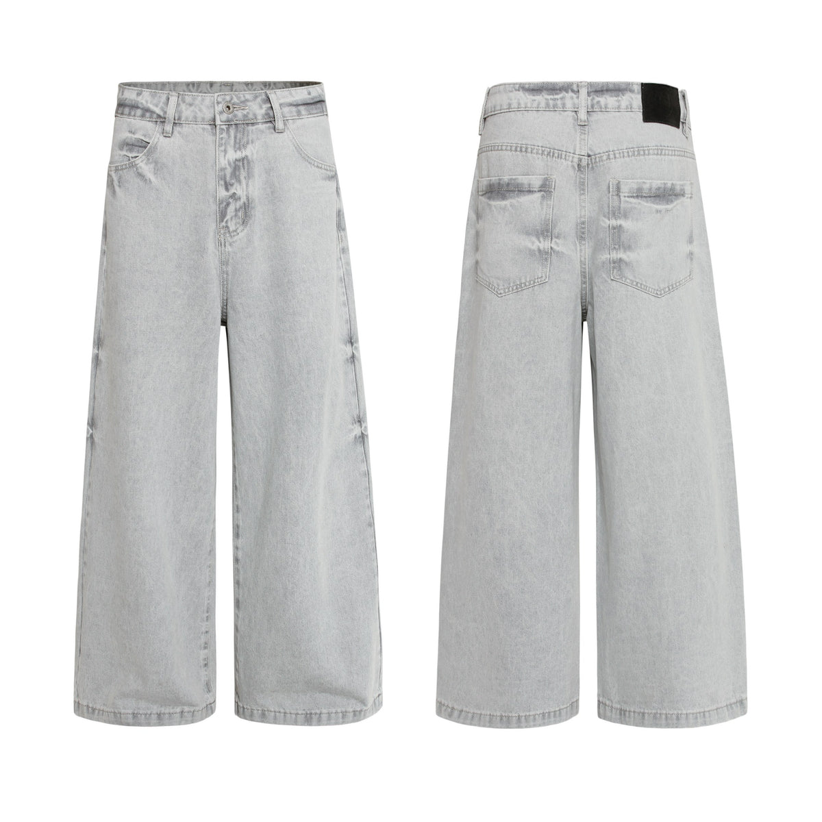 Omirad Light Wash Wide-Leg Jeans