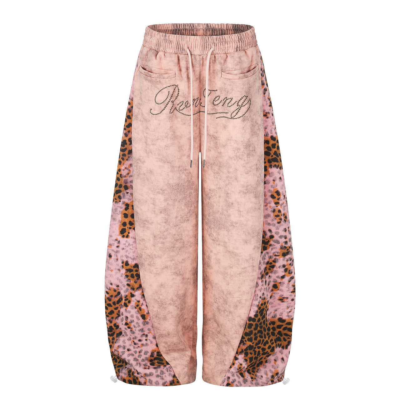 Omirad Leopard Panel Sweatpants