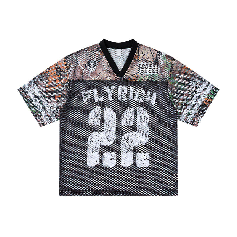 Omirad “Fly Rich 22” Mesh Jersey T-Shirt