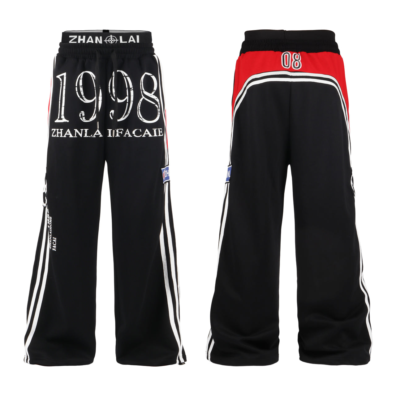 Vintage American Heavyweight Oversized Layered-Look Pants