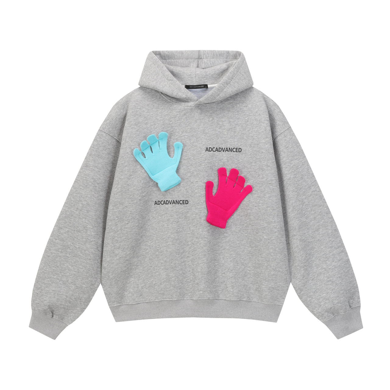 American Street Style Glove Decorated Hoodie