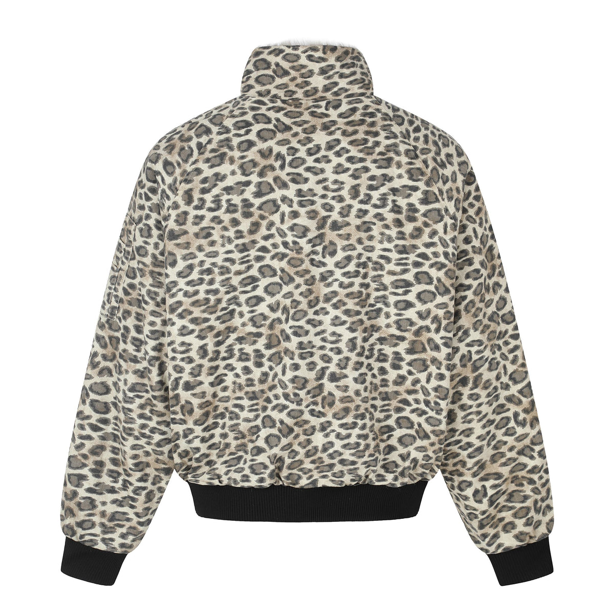 Omirad Leopard Print Bomber Jacket