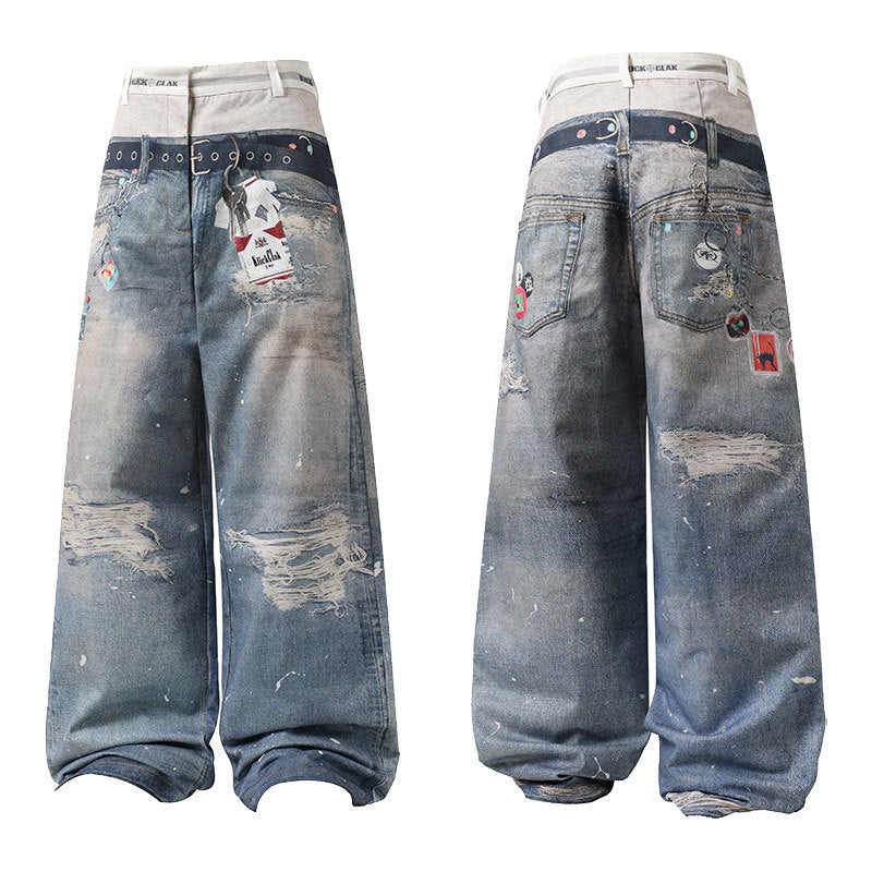 Baggy Distressed Jeans