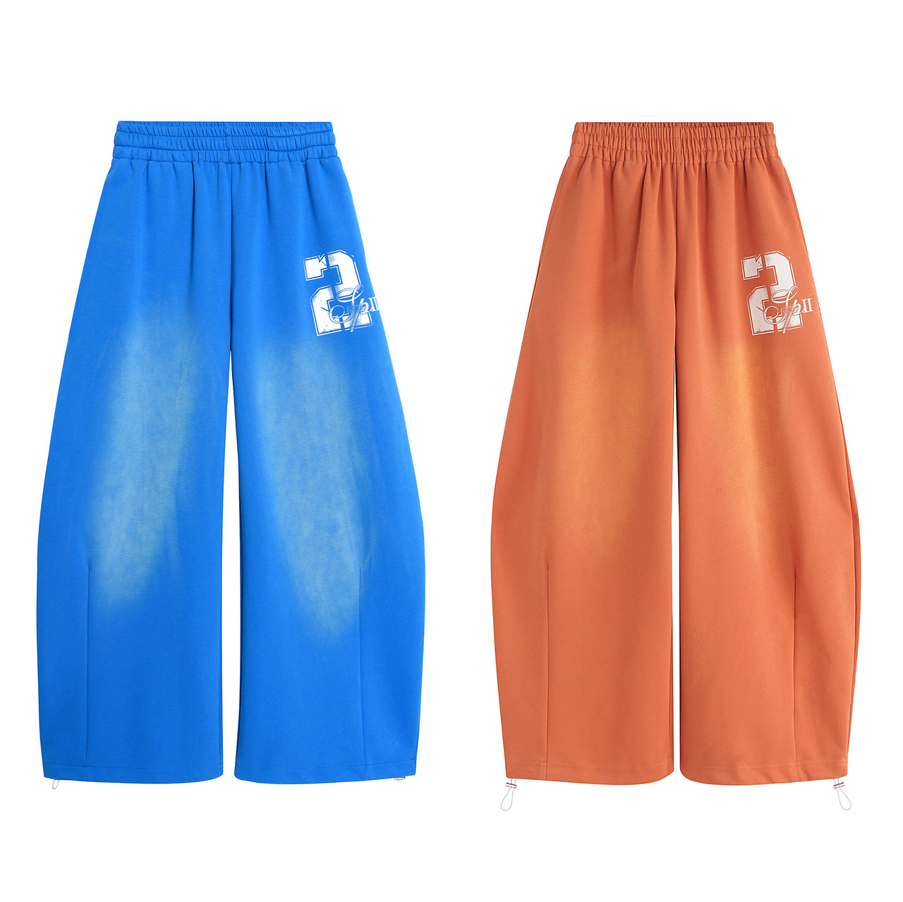 Omirad Gradient Washed Wide-Leg Sweatpants