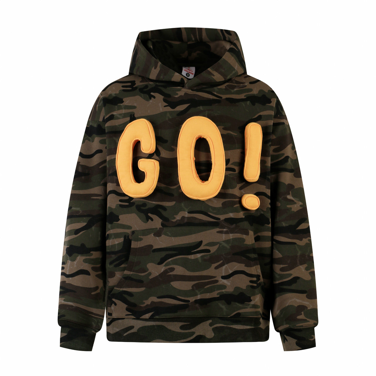 American Streetwear Camo Oversized Hoodie
