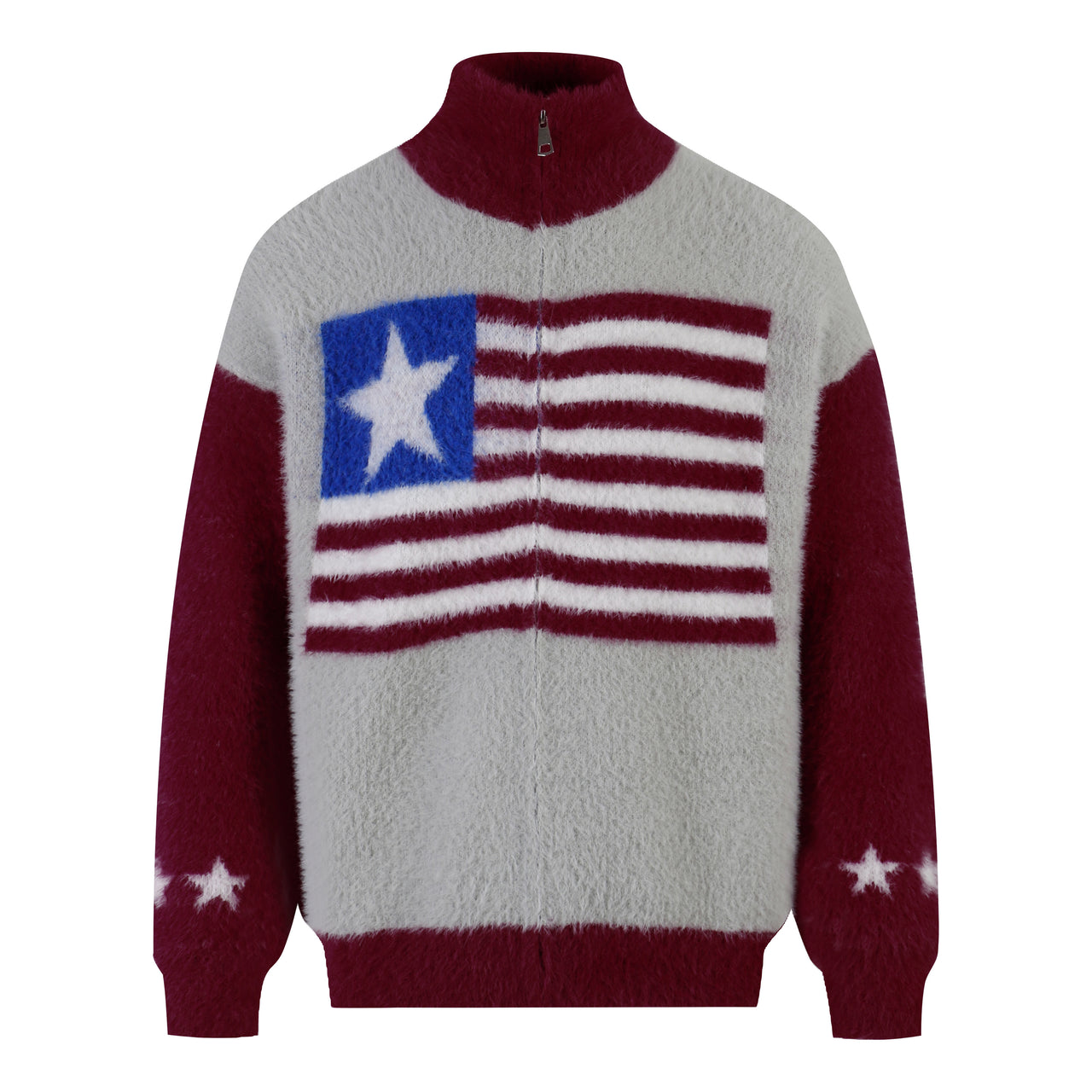 Vintage Jacquard Panelled Sweater