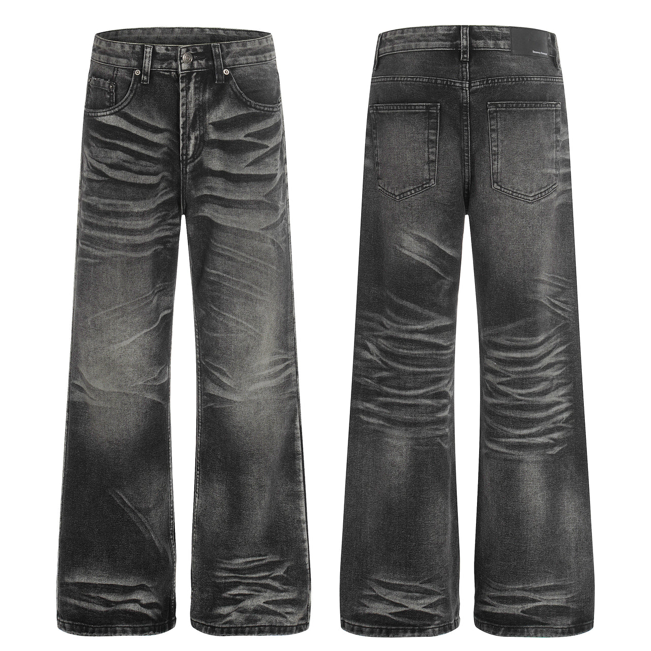Omirad Washed Athletic Blend Denim Pants