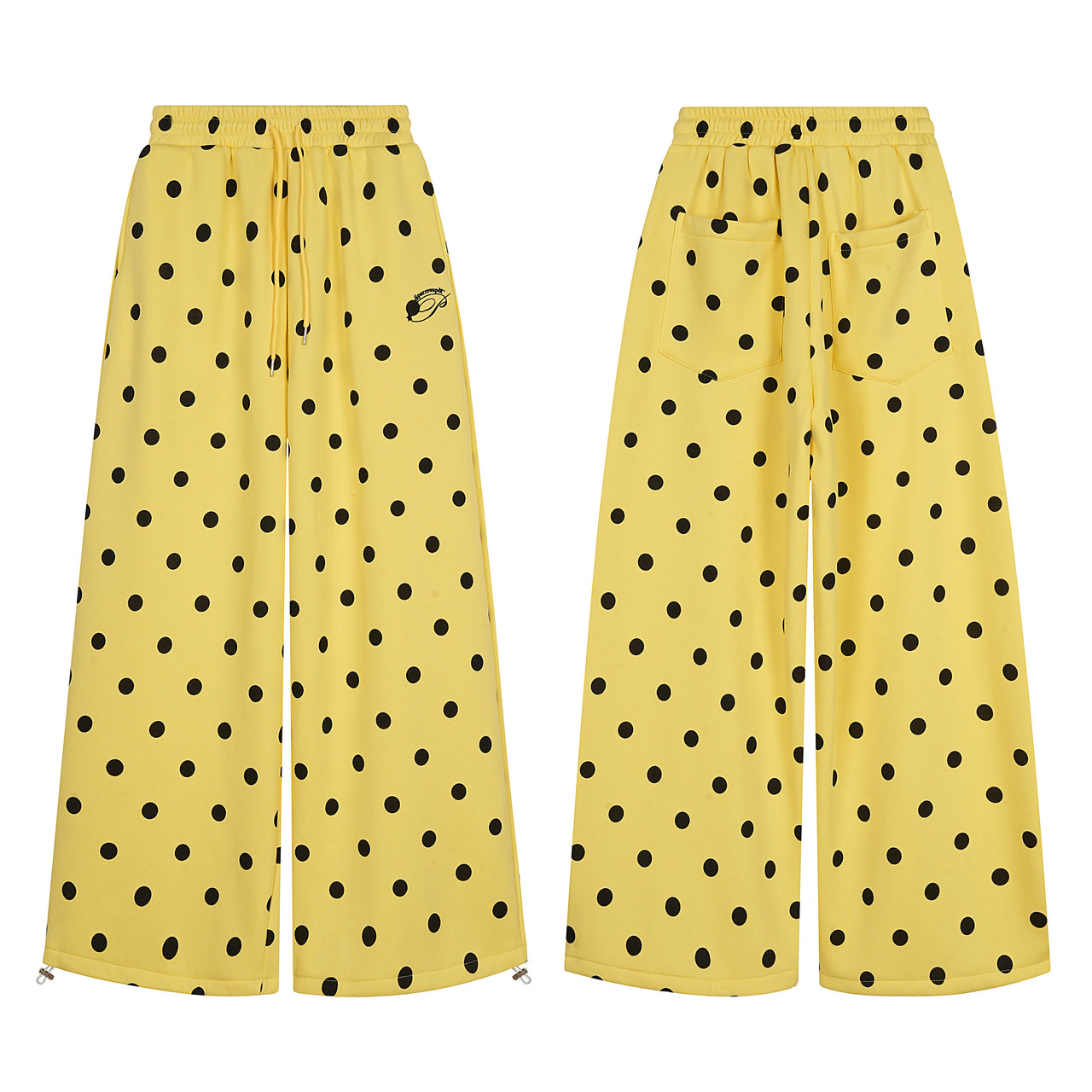 Omirad Polka Dot Wide-Leg Pants