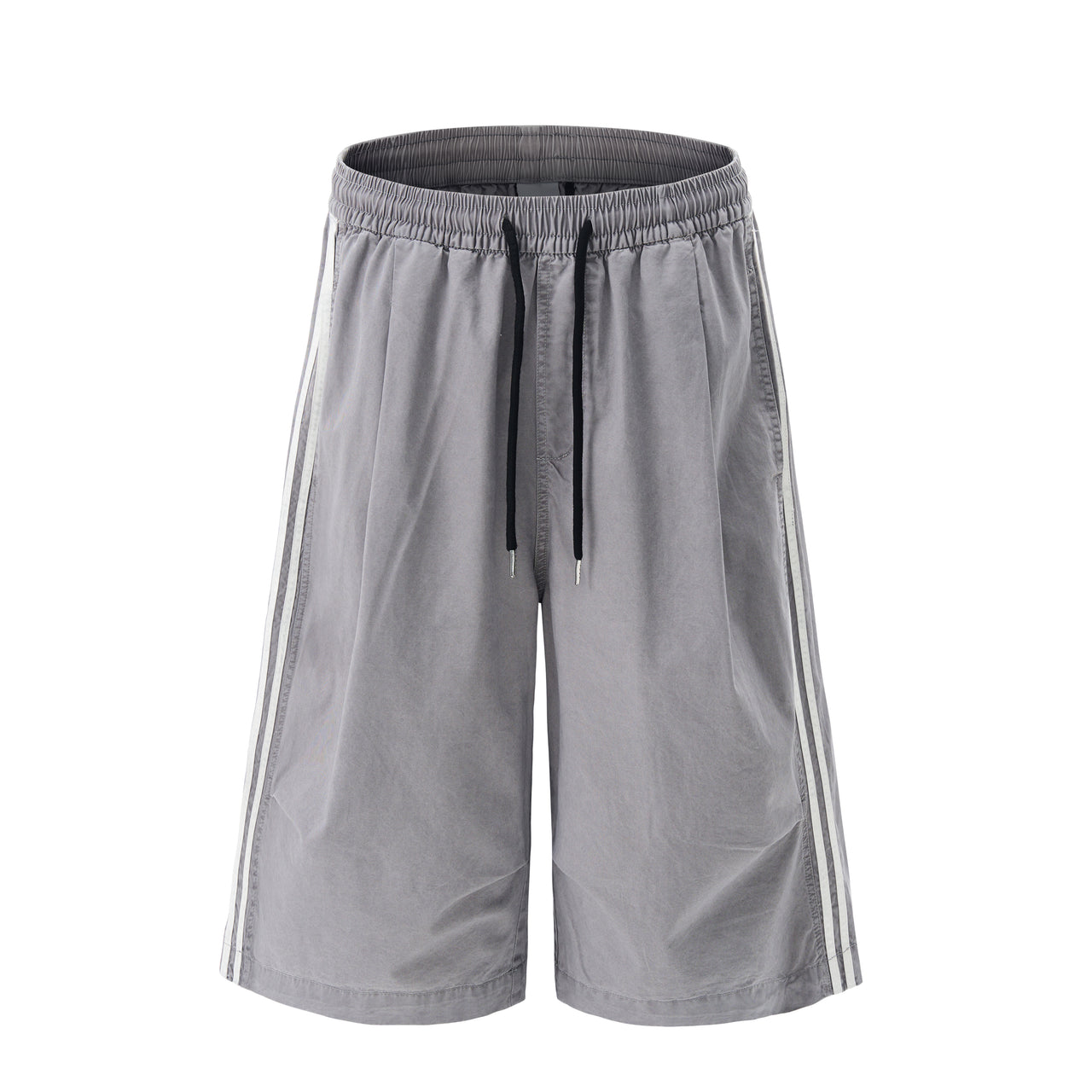 American Vintage Pleated Striped Shorts