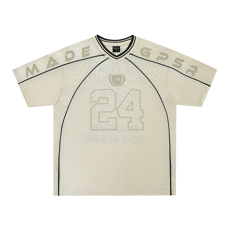 American Streetwear Digital Print Athletic Tee
