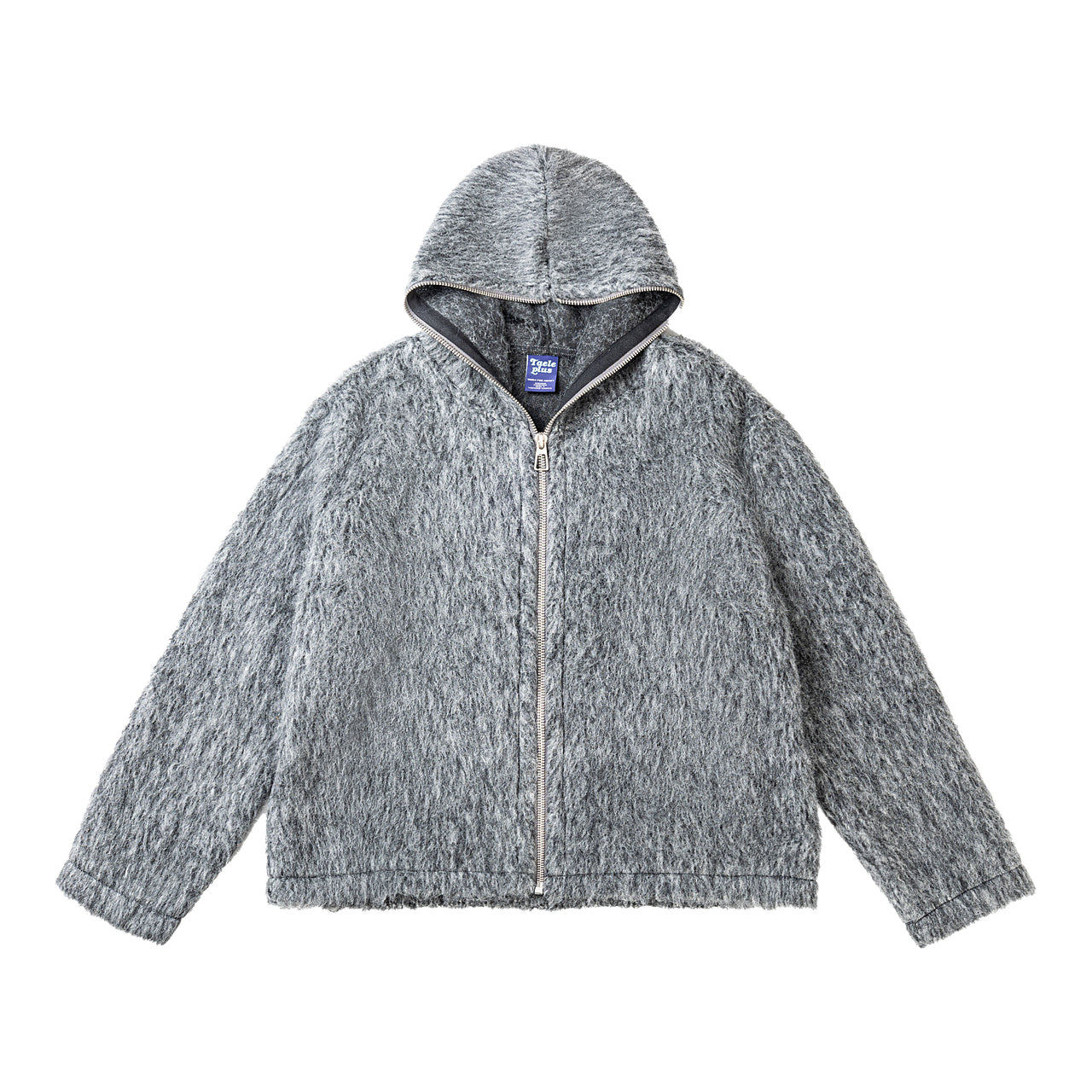 mohair hooded sweater