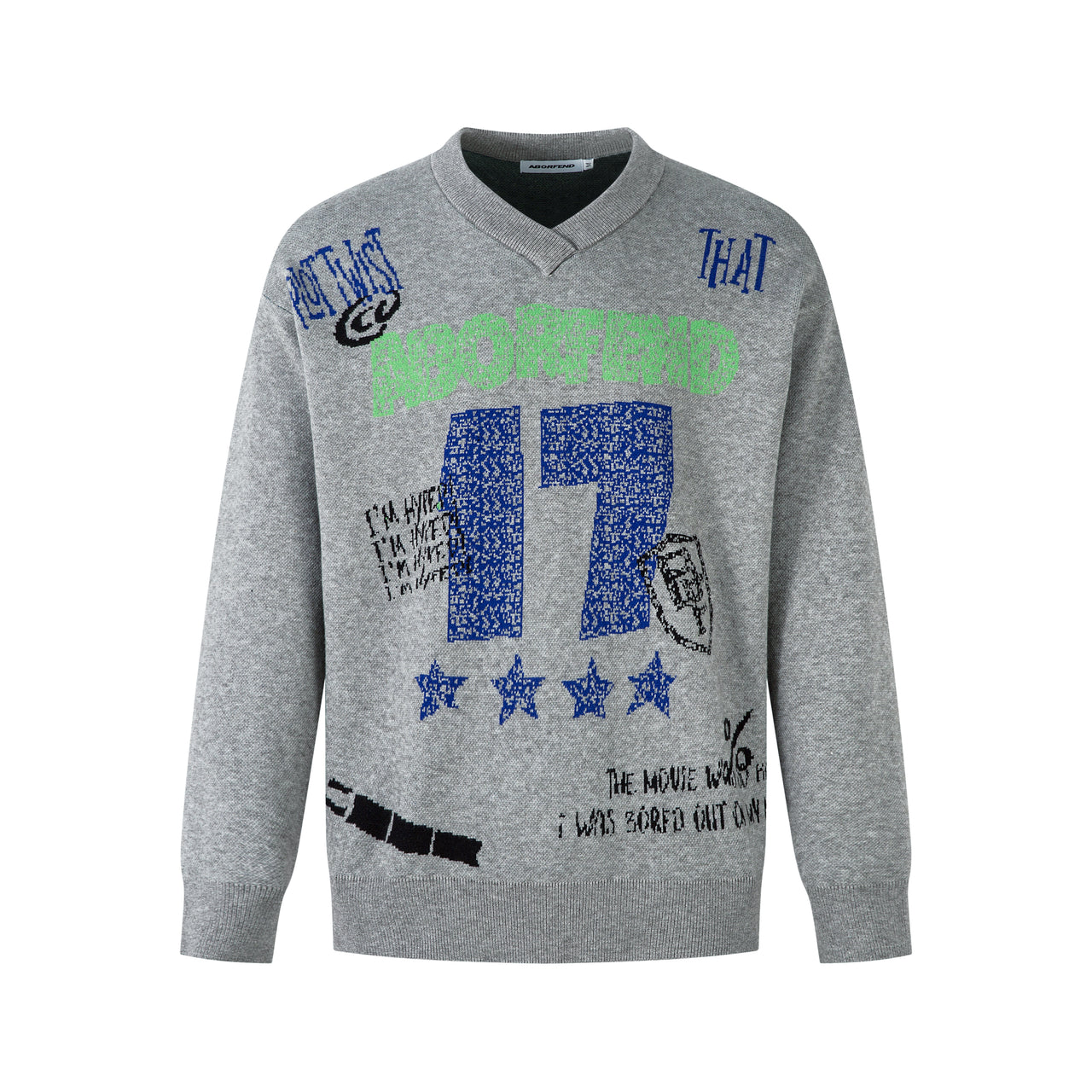 American Character Jacquard V-Neck Sweater