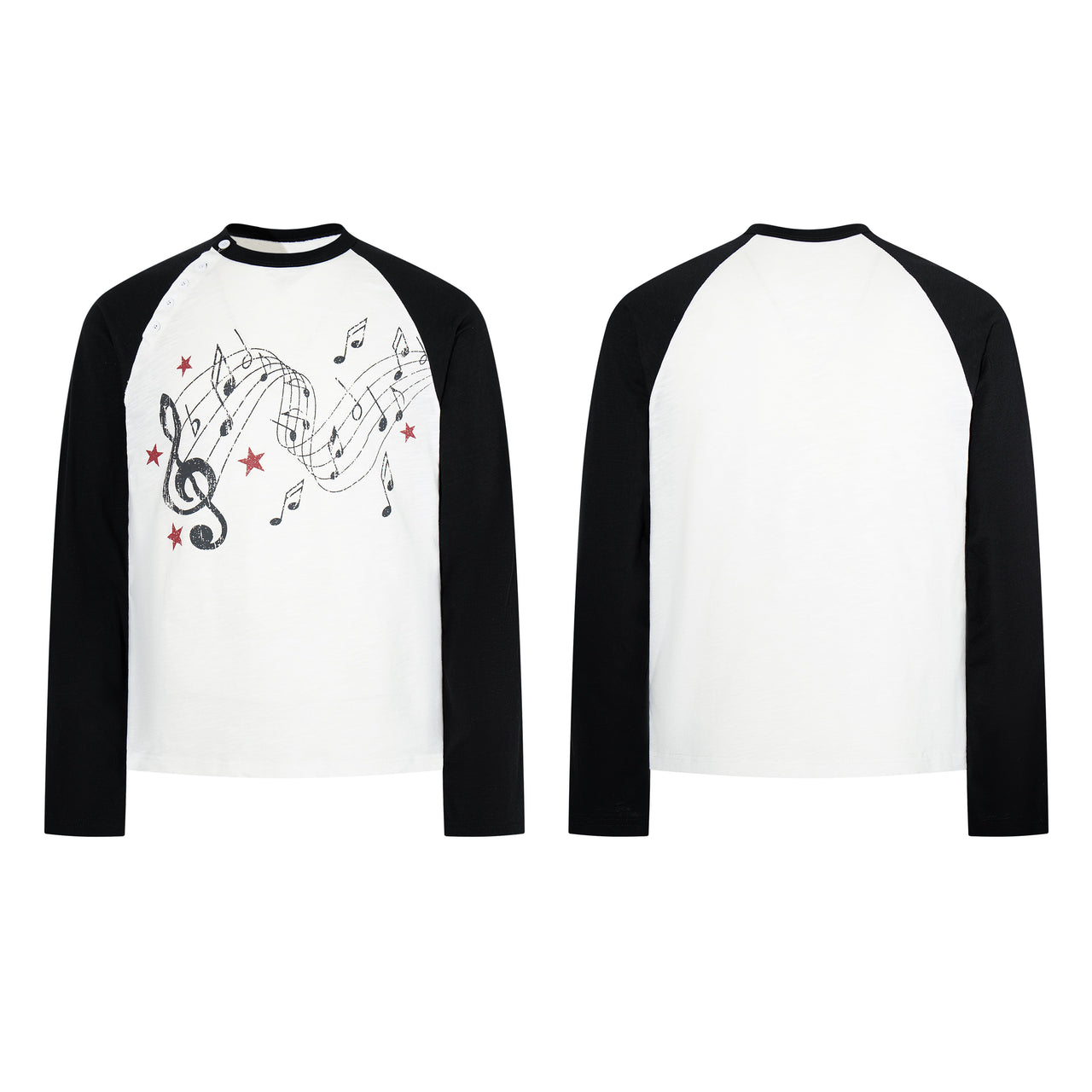 Omirad Music Notes Raglan Long Sleeve