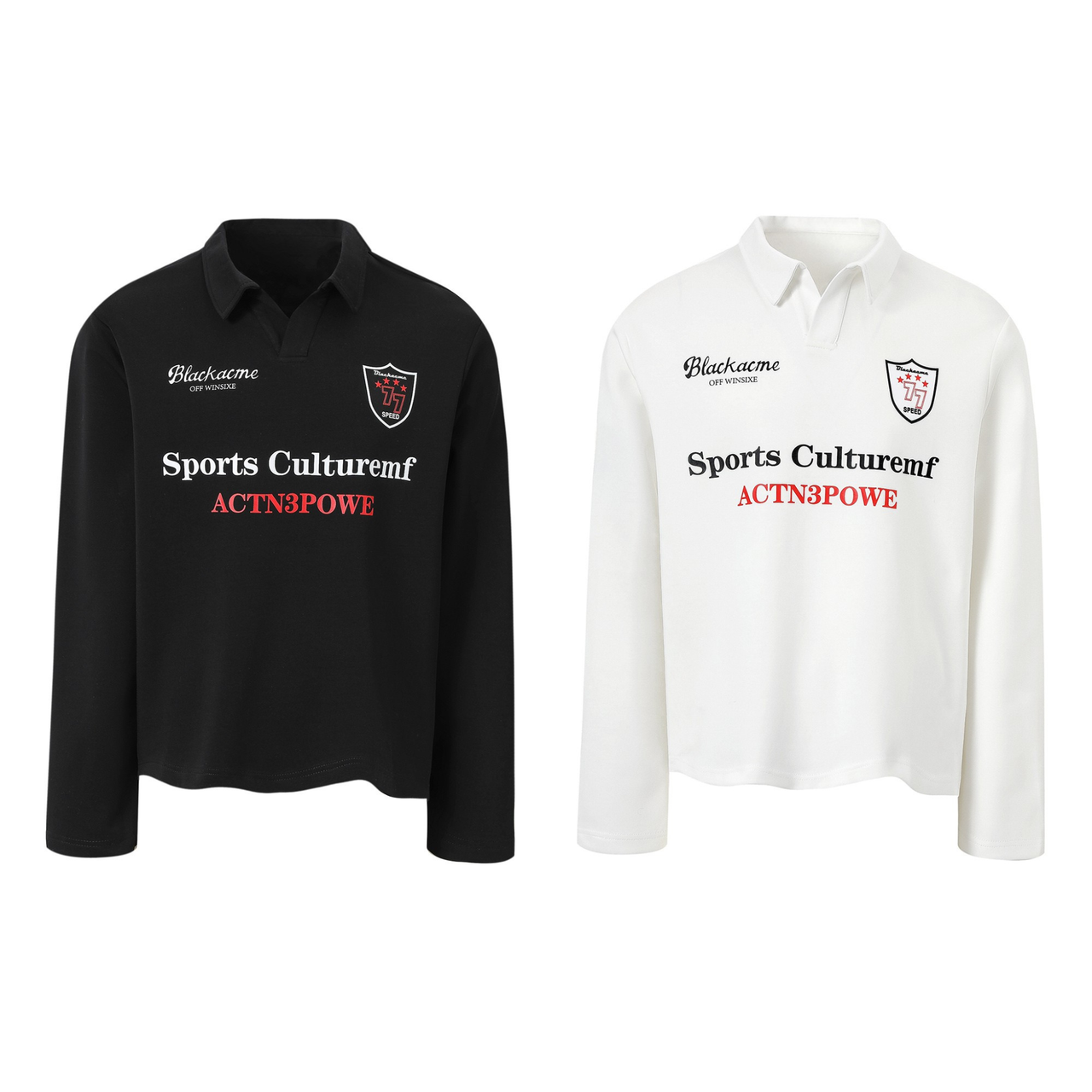 Omirad Sports Crest Long-Sleeve Polo