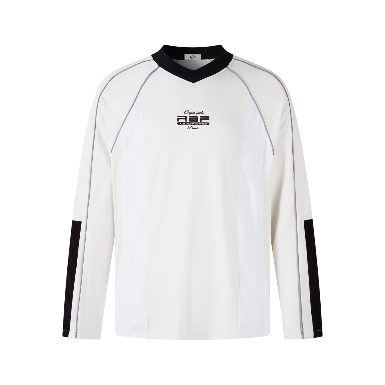 Omirad Contrast Panel Long-Sleeve Top