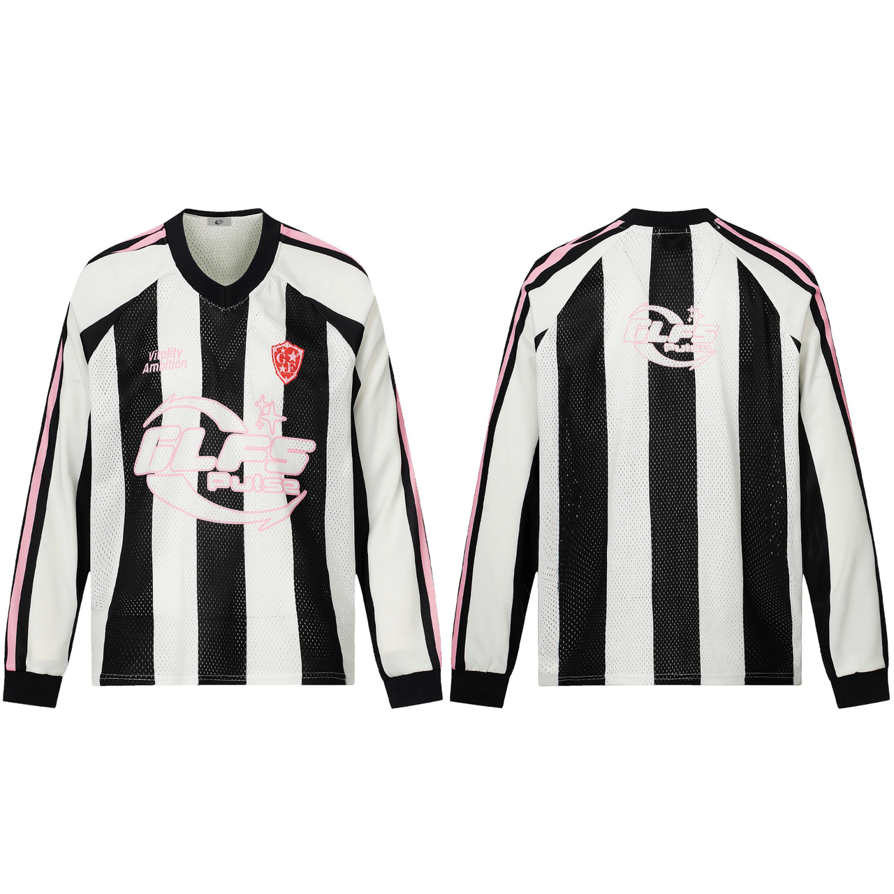 Omirad Striped Long-Sleeve Jersey Tee