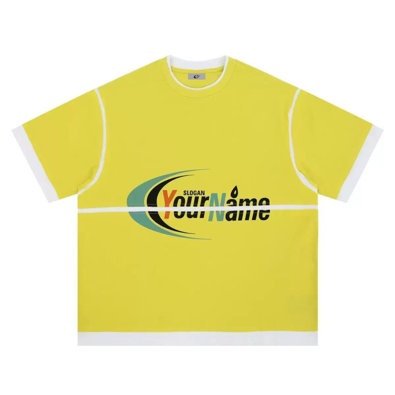 Omirad Graphic Mesh Panel Tee