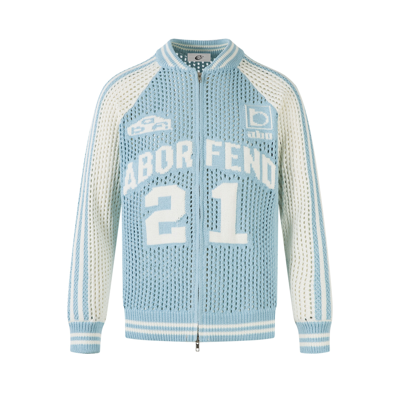 Omirad Mesh Varsity Knit Jacket