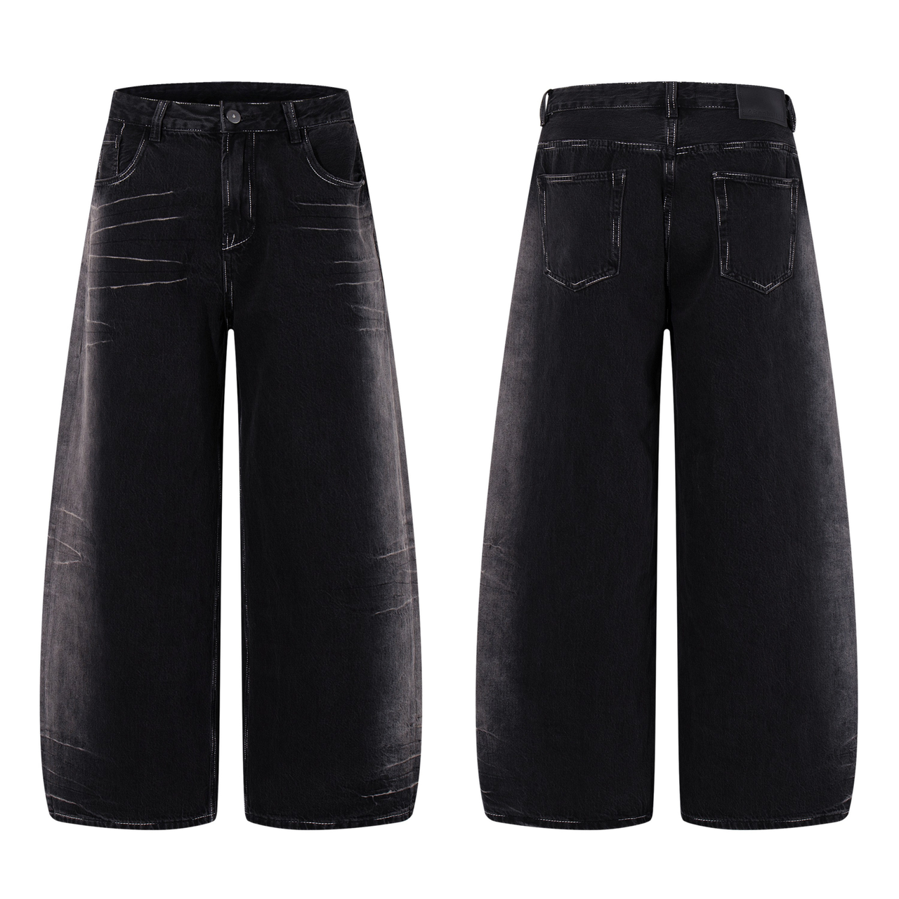 Omirad Minimal Fade Wide-Leg Jeans