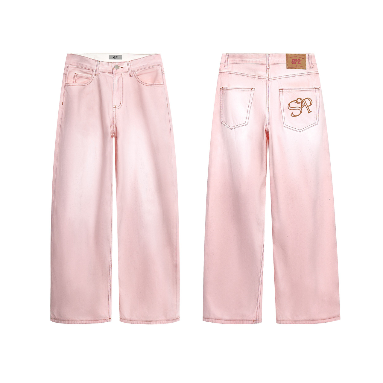 Omirad Faded Pink Denim Pants